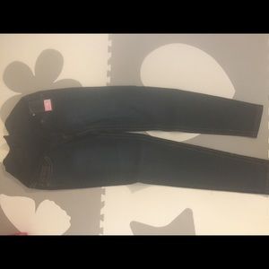 Dark denim maternity jeans